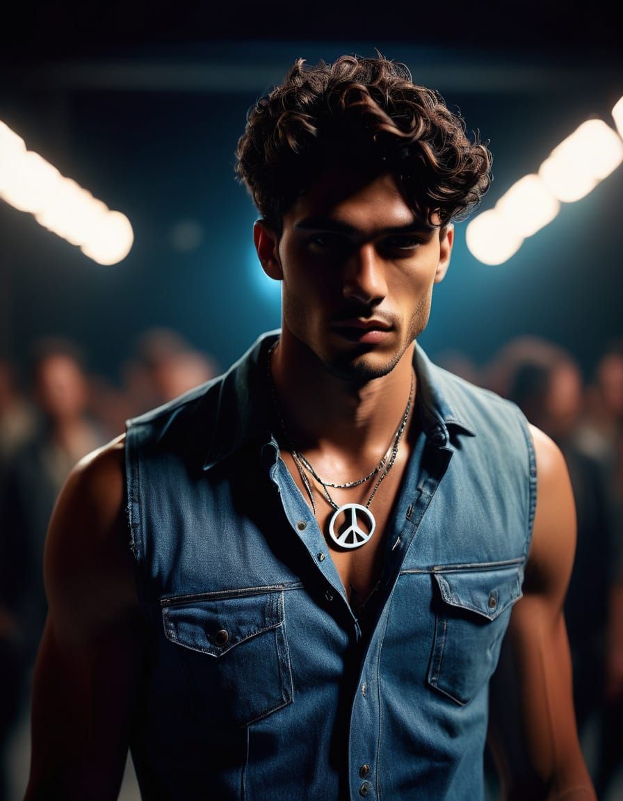 Elegant Italian Fashion Model Struts Down Milan Runway in Hy...