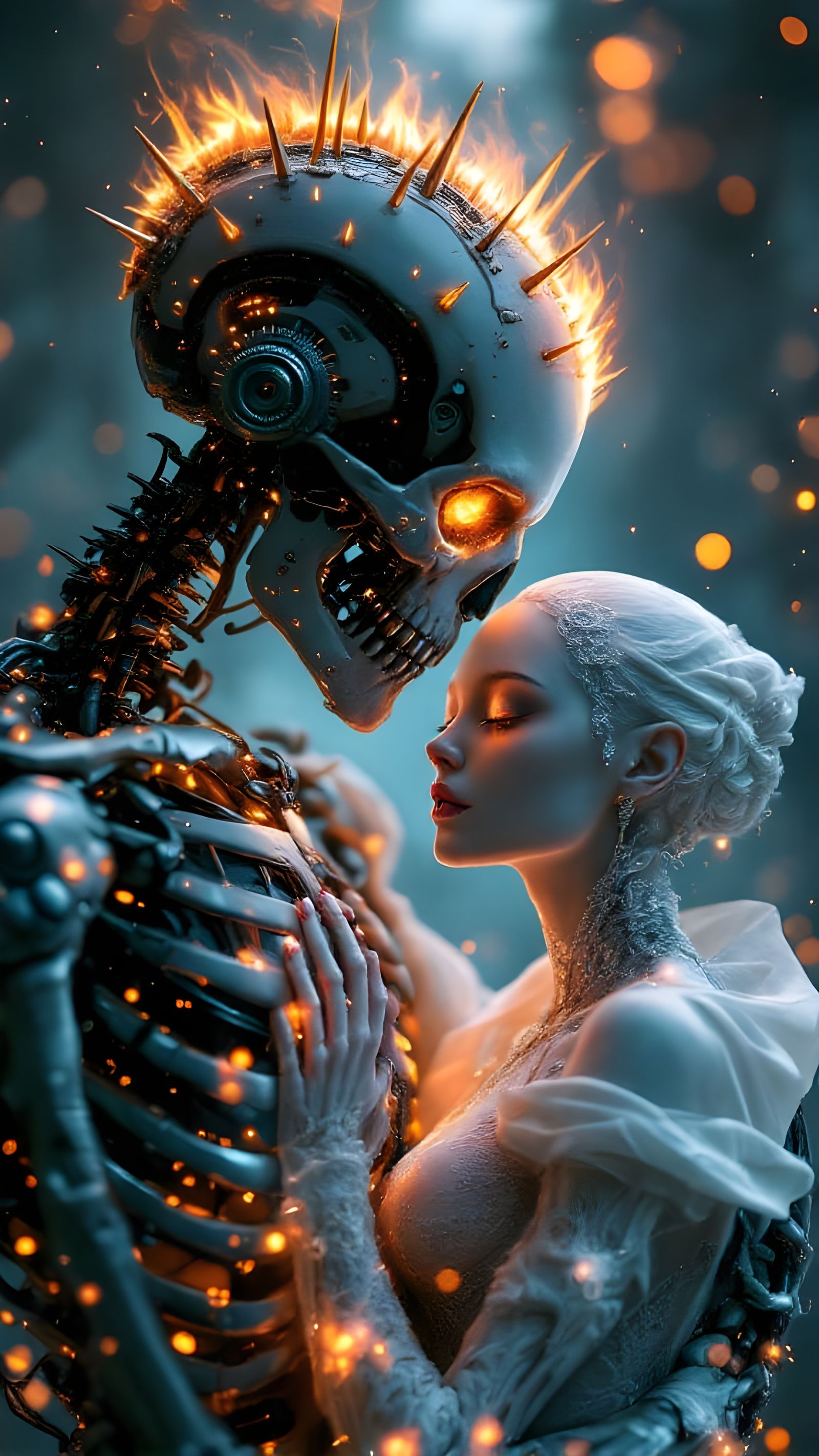 Cybernetic Gothic Romance in Fiery Union