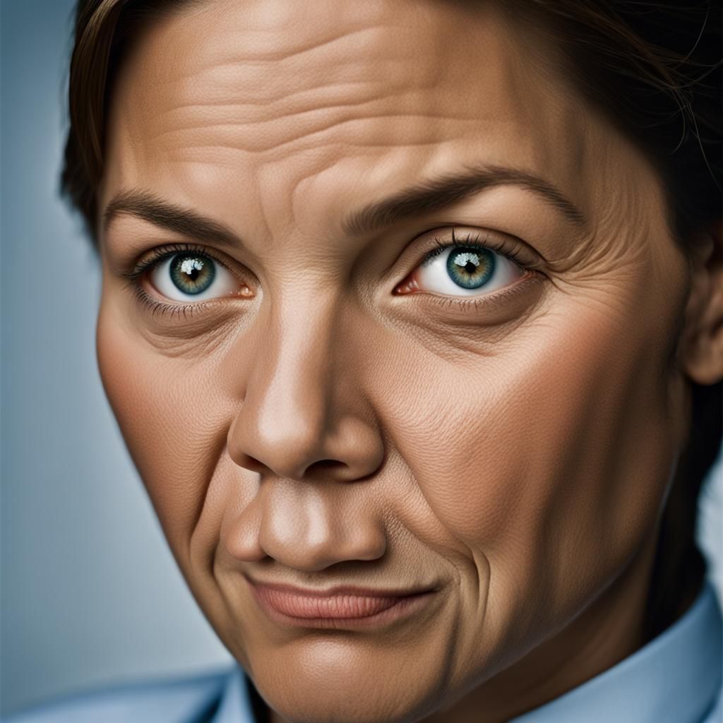 Professional Close-Up Portrait with Bokeh