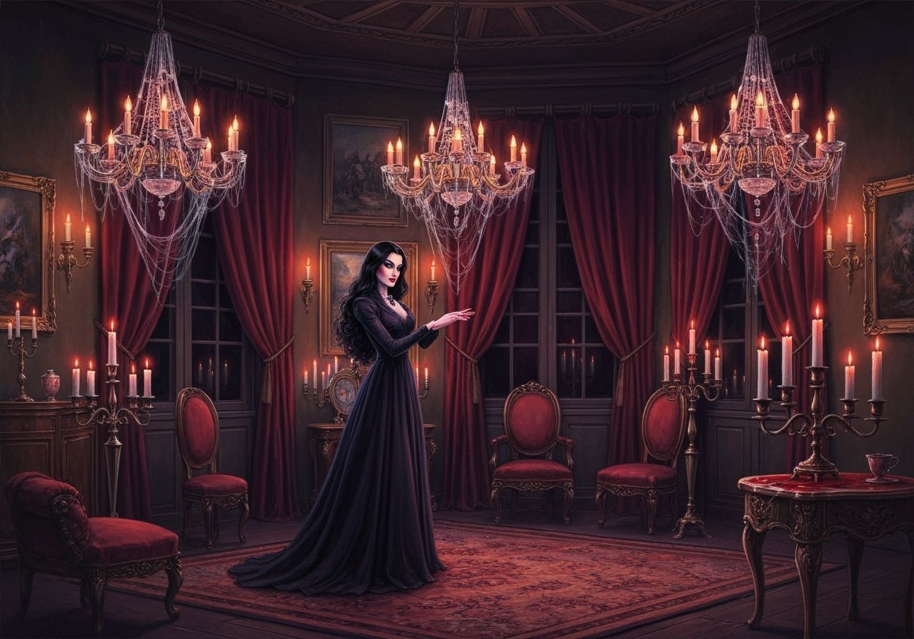 Vampire Queen Prepares Opulent Apartment for Lavish Soirée