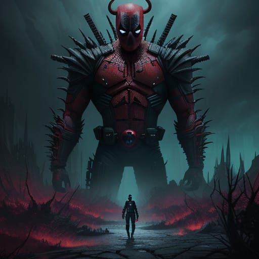 Deadpool Battles Hellraiser in a Cyberpunk-Horror Mashup