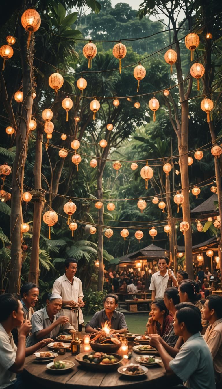 Para warga ring desa sedang ngaturang panganan agung ring piodalan warsa π₯°π₯°π₯°