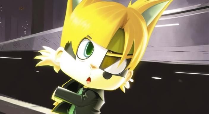 Cartoon Neo from The Matrix