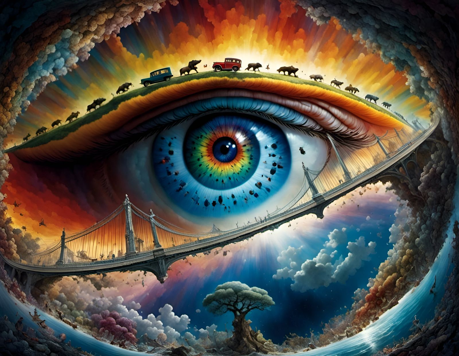 the Bridge Crossing Over Insanity