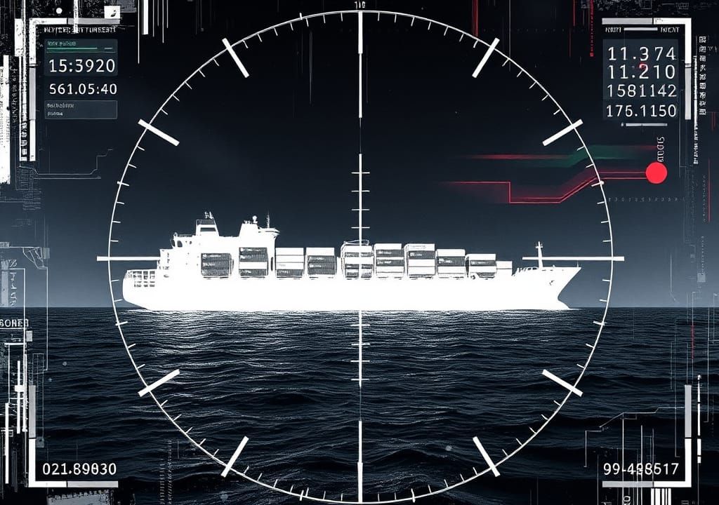 Cyberpunk: Container Freighter in the Crosshairs