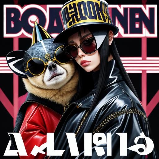 Procyonidae Alien on Fashion Magazine Cover