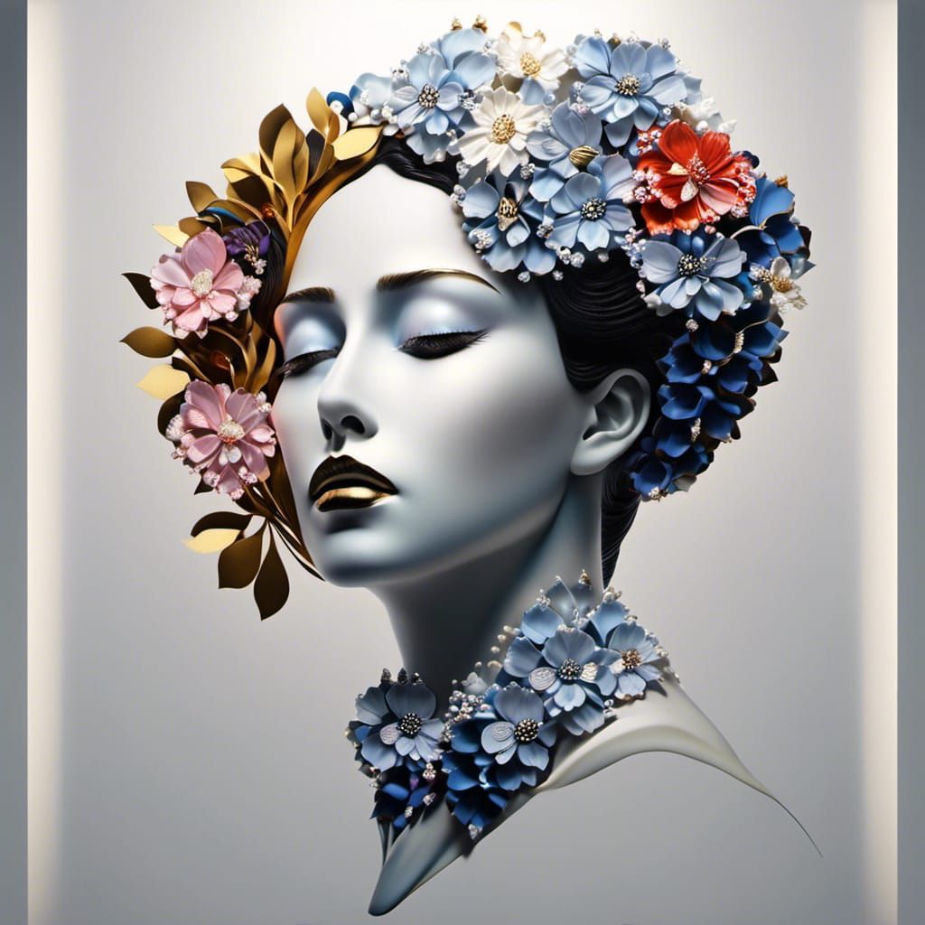 Dark Surreal Heart in Surrealist Style