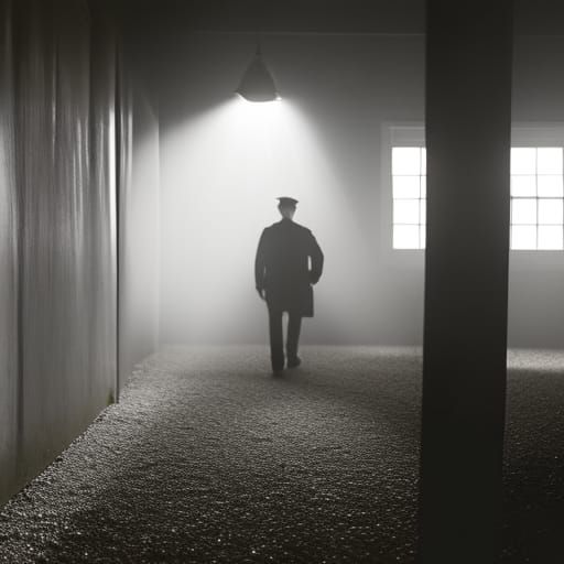 Creepy Backrooms Level in Professional Photography Style