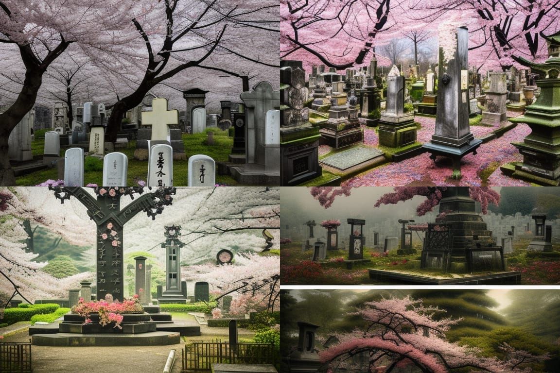 Cemetery near MT FUJI