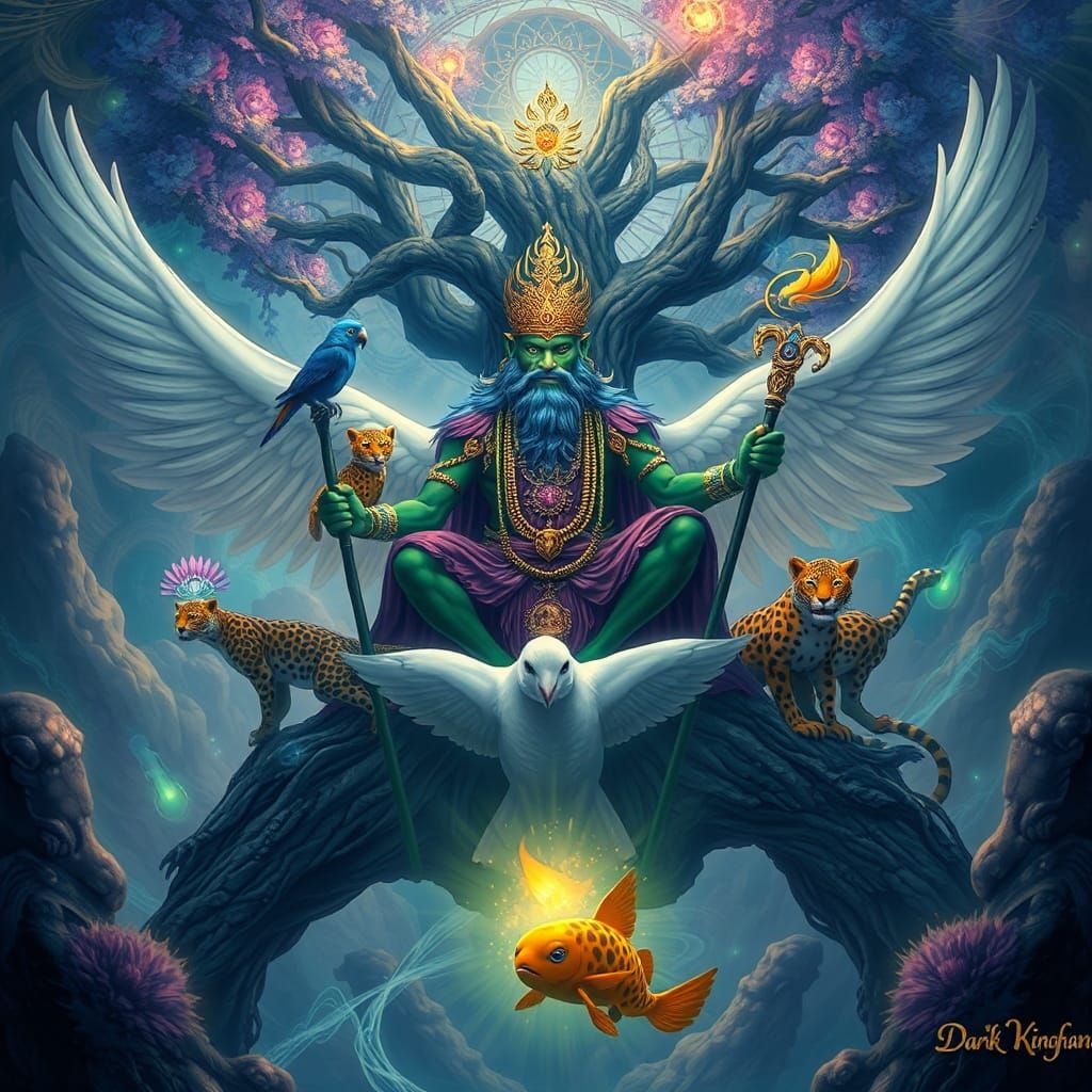 Leopard Shaman in Anime-Inspired Fantasy World