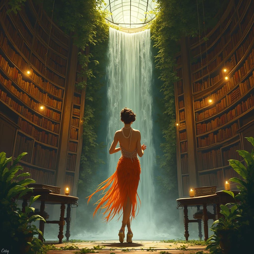 flapper in a hidden library