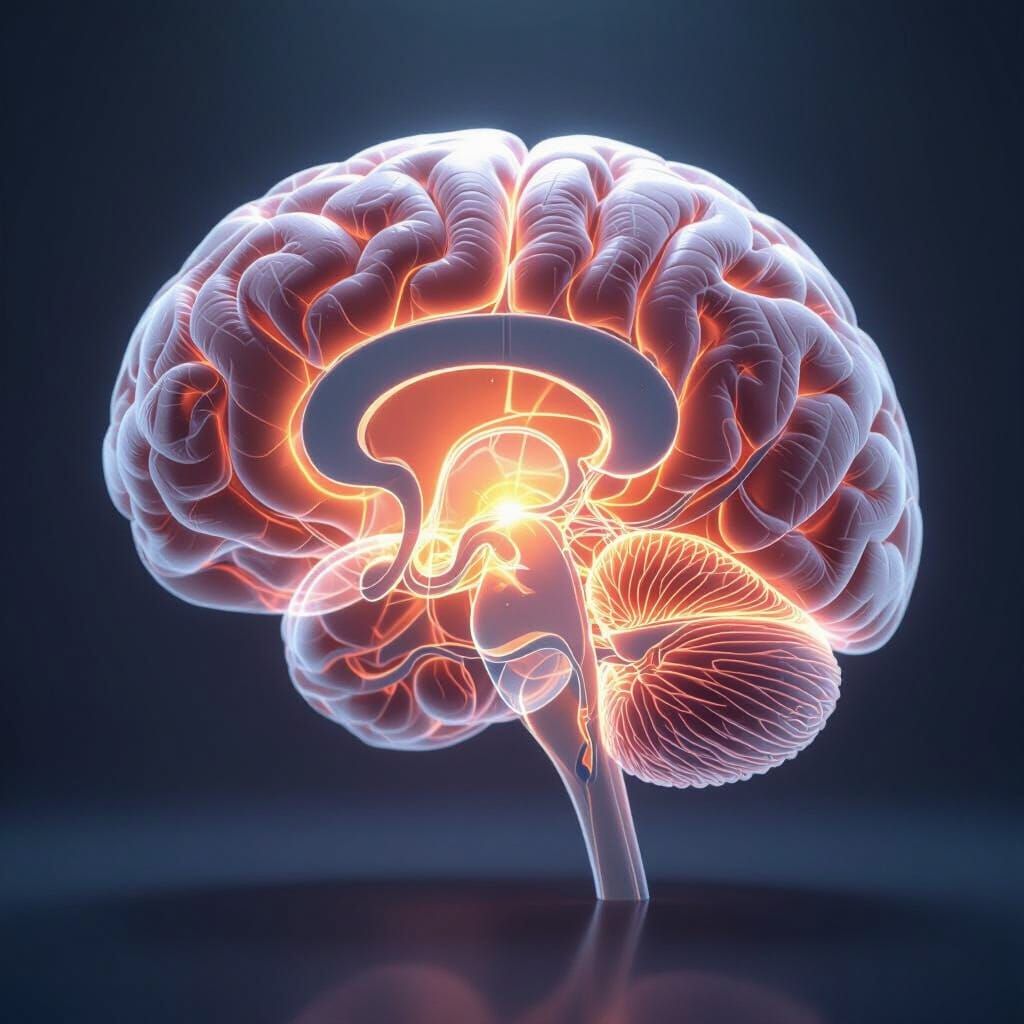 3D Brain Anatomy: Ventricle, Caudate, Lenticular, Thalamus