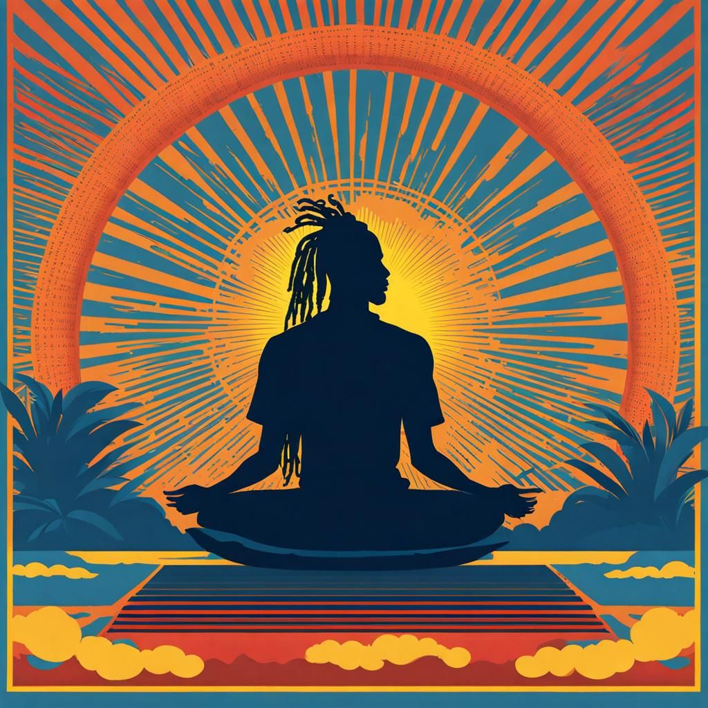 Rastafarian in Serene Morning Light