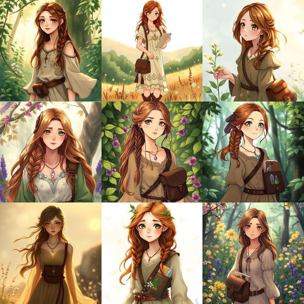 Timeless Goddess of Nature's Harmony