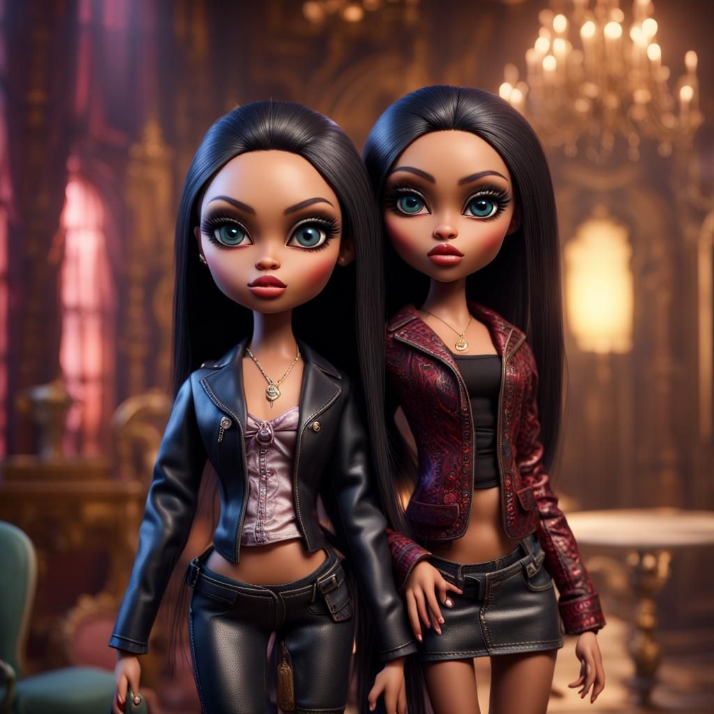 Hyperrealistic Bratz Dolls as Nikita Spies