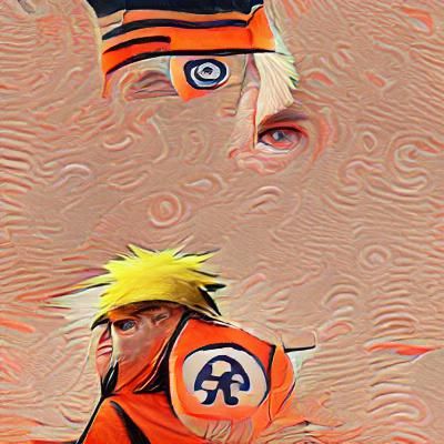 Stylized Naruto Interpretation by AI