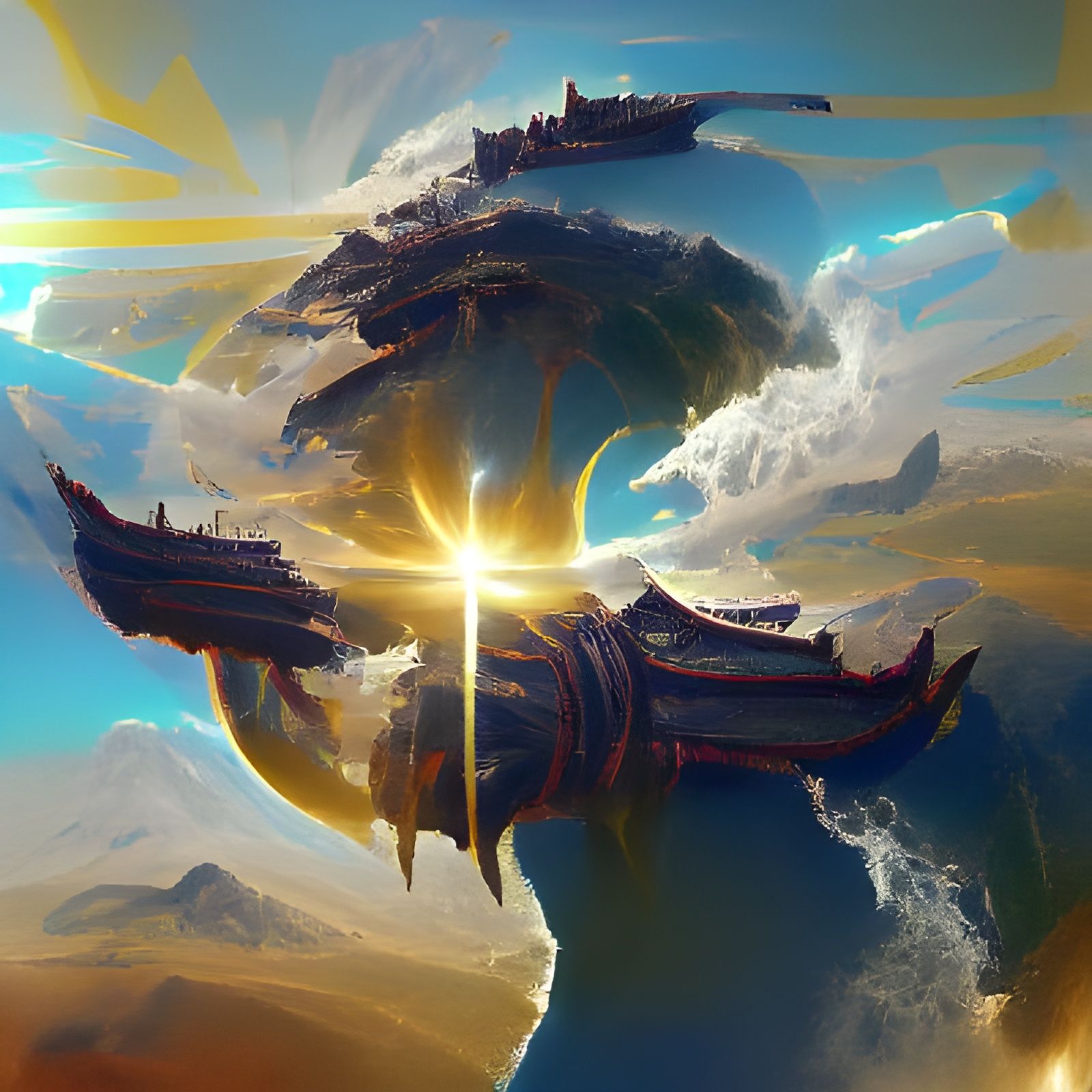Amphisbaena Artstation Illustration in Sunlight