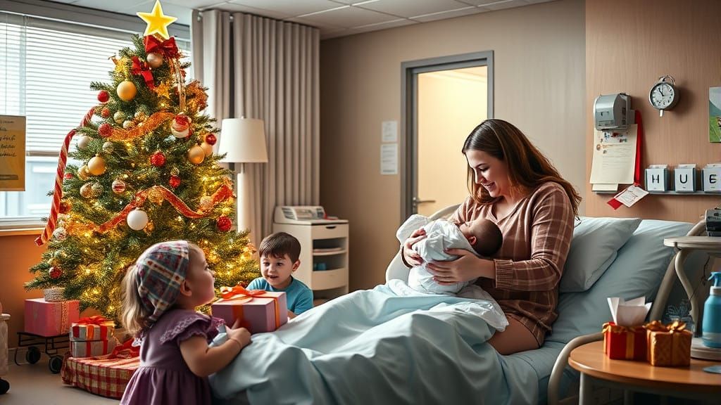 Joyful Christmas Hospital Birth