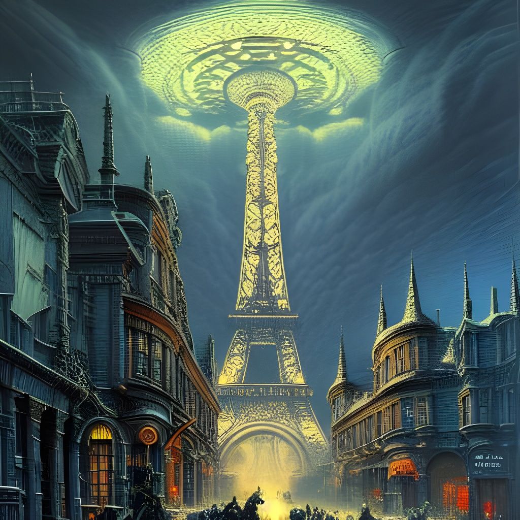 Mitchells vs Machines: Hyperdetailed Digital Art