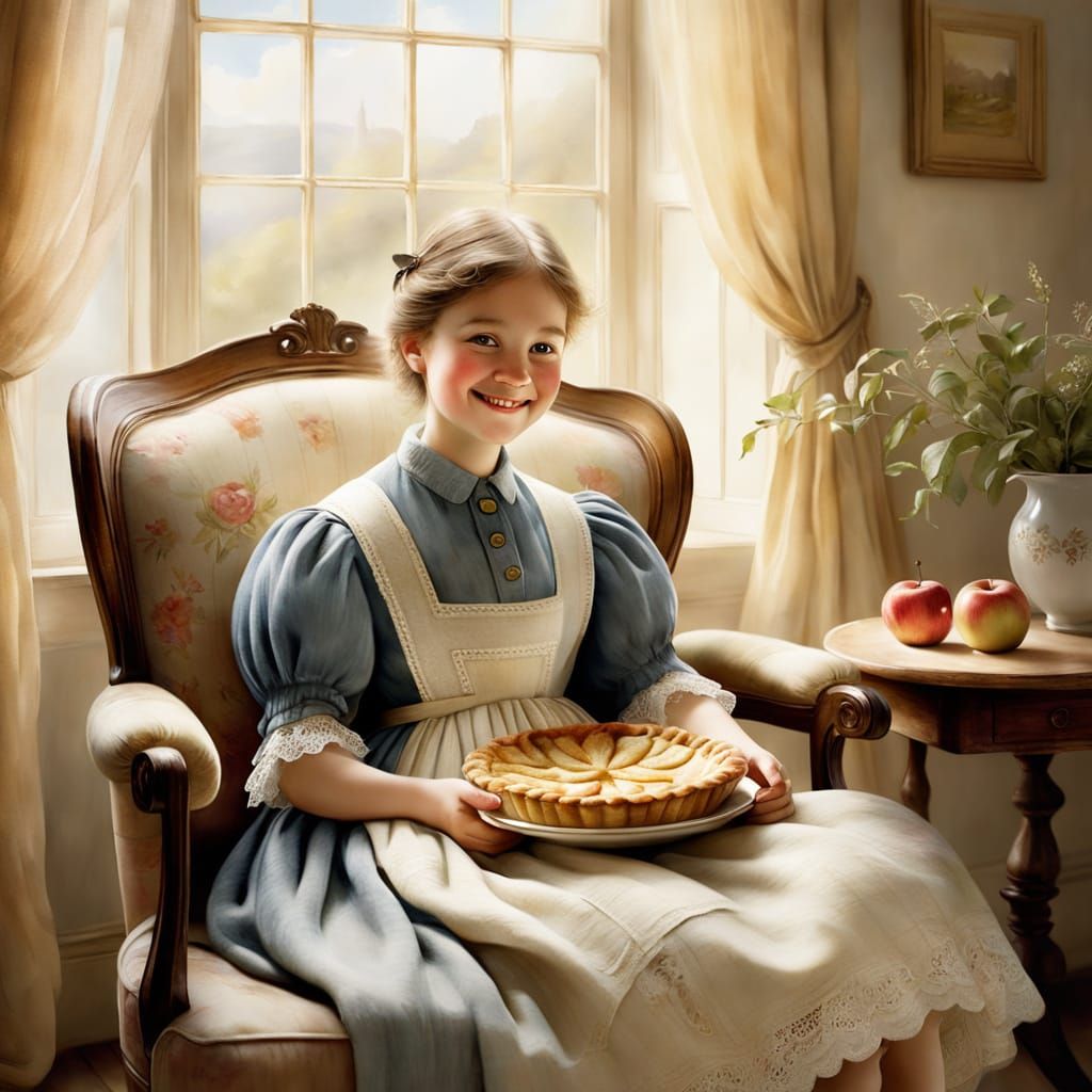 Apple pie girl...