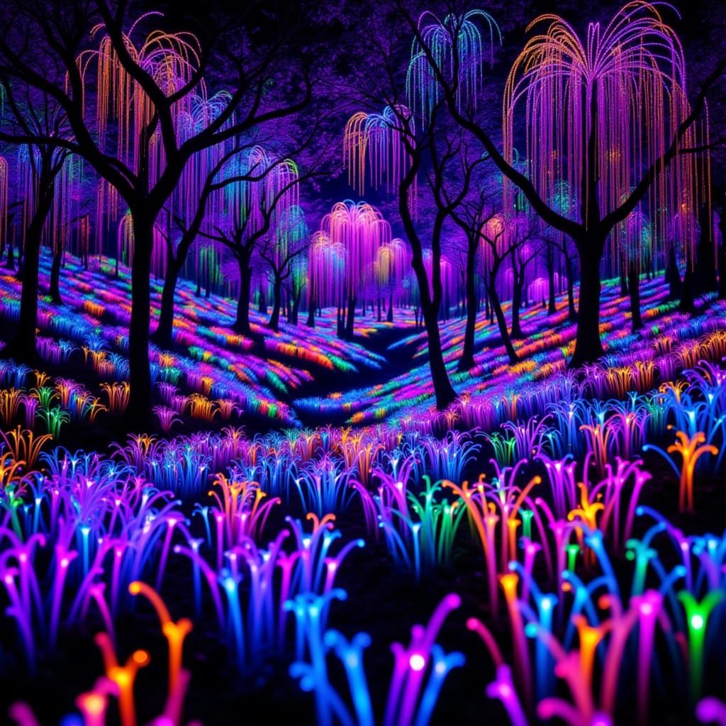 Psychedelic Blacklight Painting