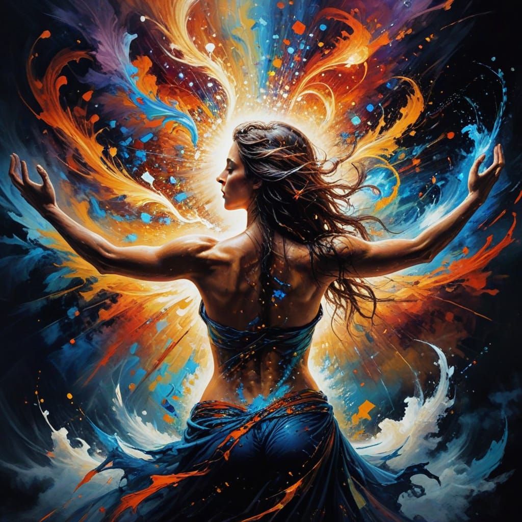 Surreal Masterpiece of Wild Abstract Natural Spirituality