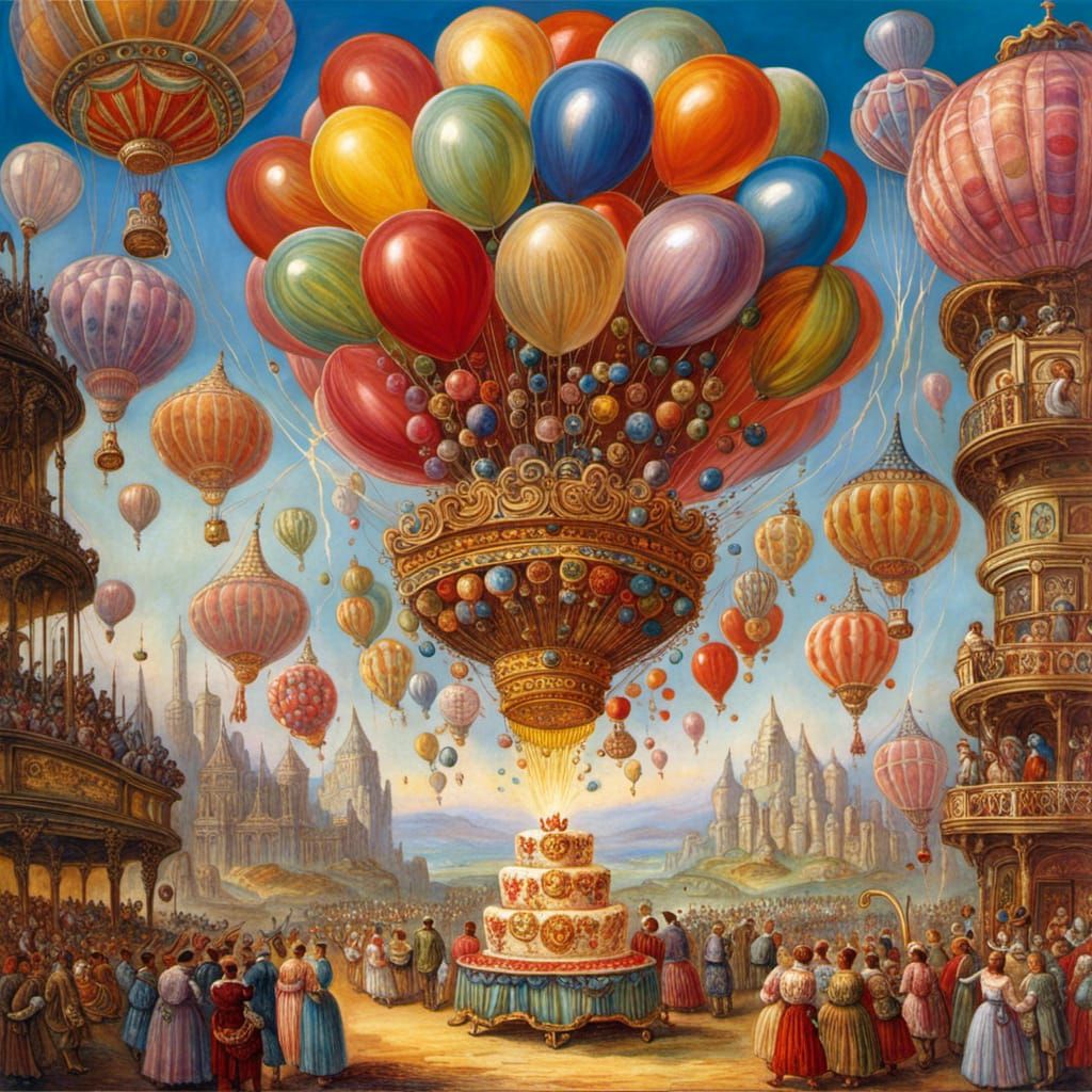 Whimsical Birthday Cake at the Circus