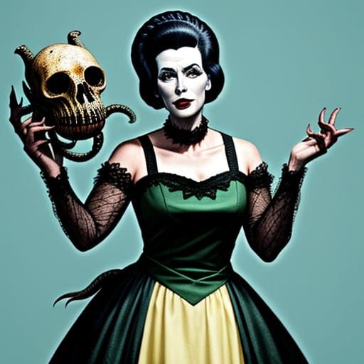 1960s Lovecraftian Monster Housewife