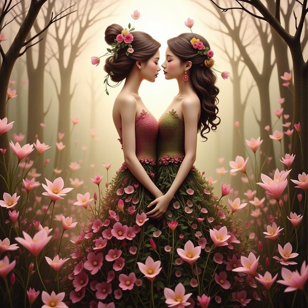 <lora:Mostly Magig 3:1.0> My Floral goth Valentine , a man w...