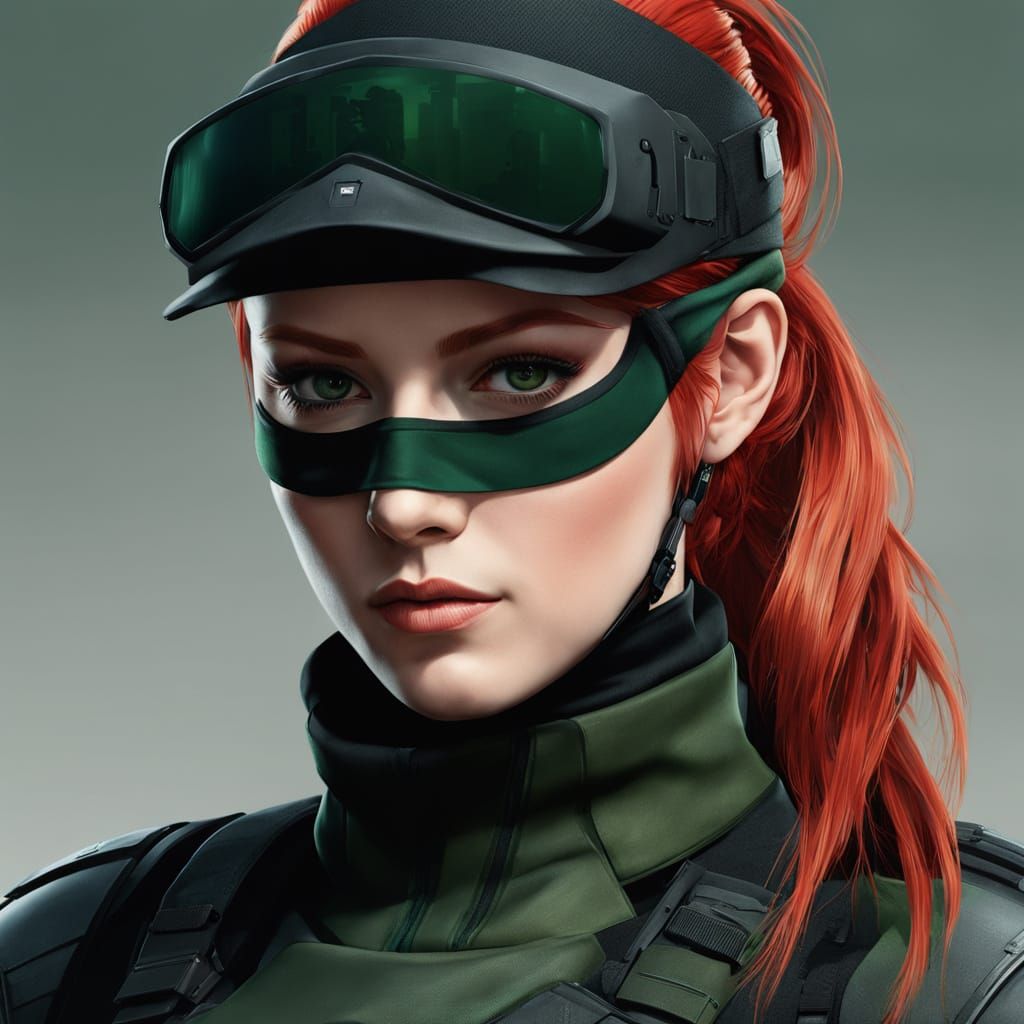 Katherine McNamara as Meryl Silverburgh in Metal Gear Solid ...