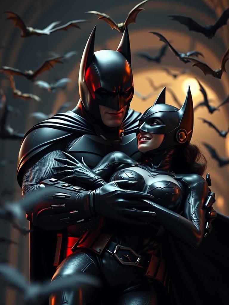 Batman and Catwoman: Cinematic Cave Capture