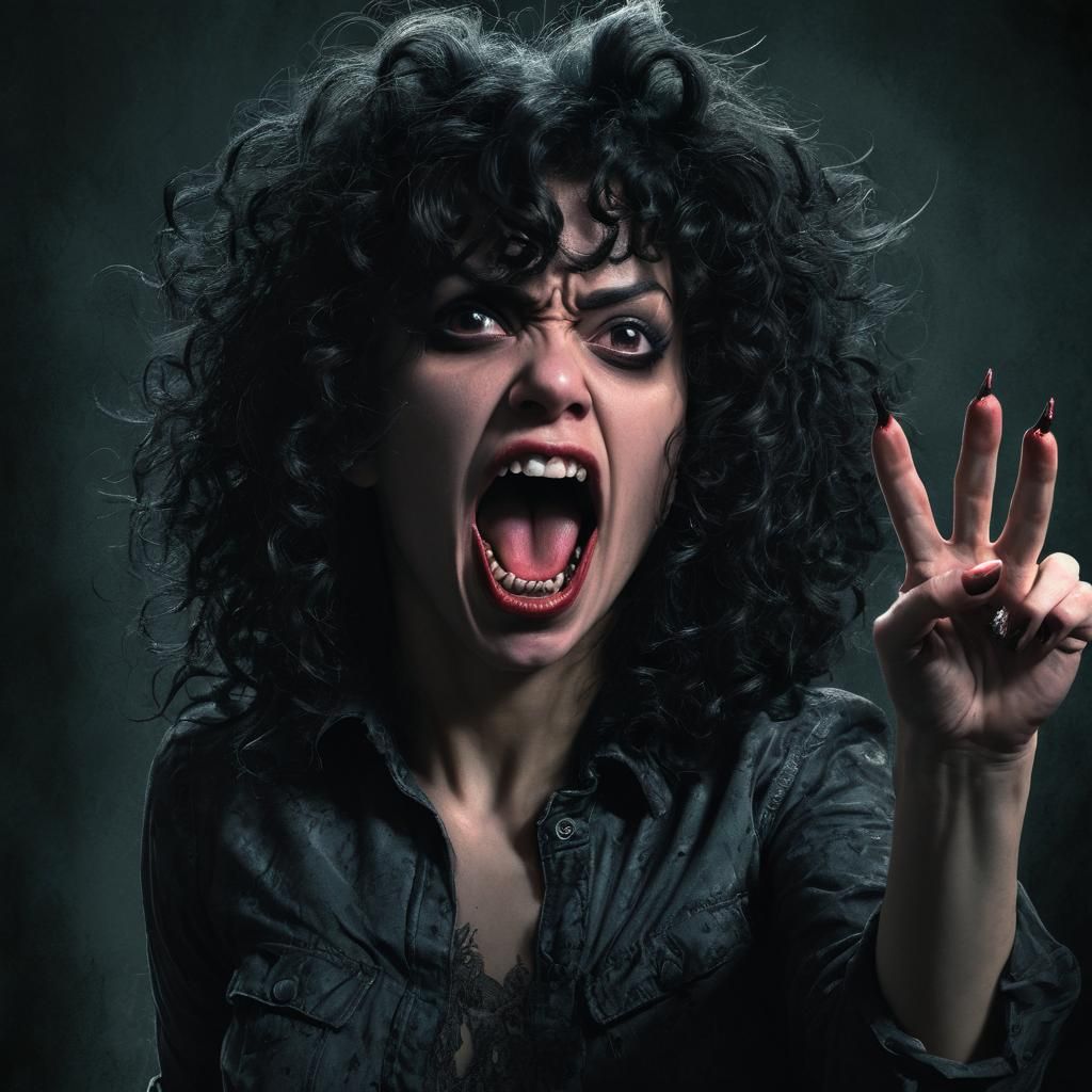 Terrifying Trans Woman with Horns in Hyper-Realistic Horror ...