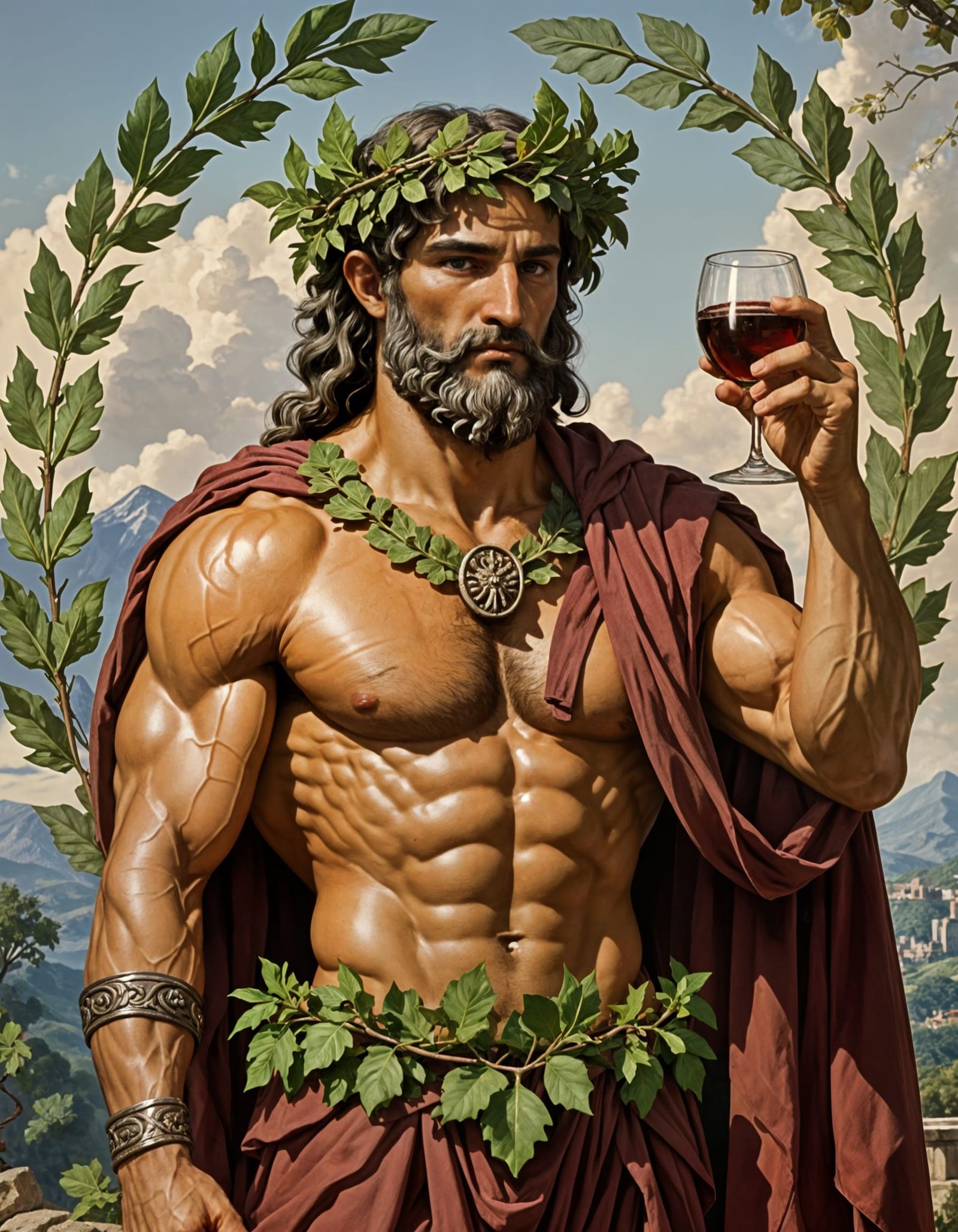 Bara Style Dionysus, God of Wine