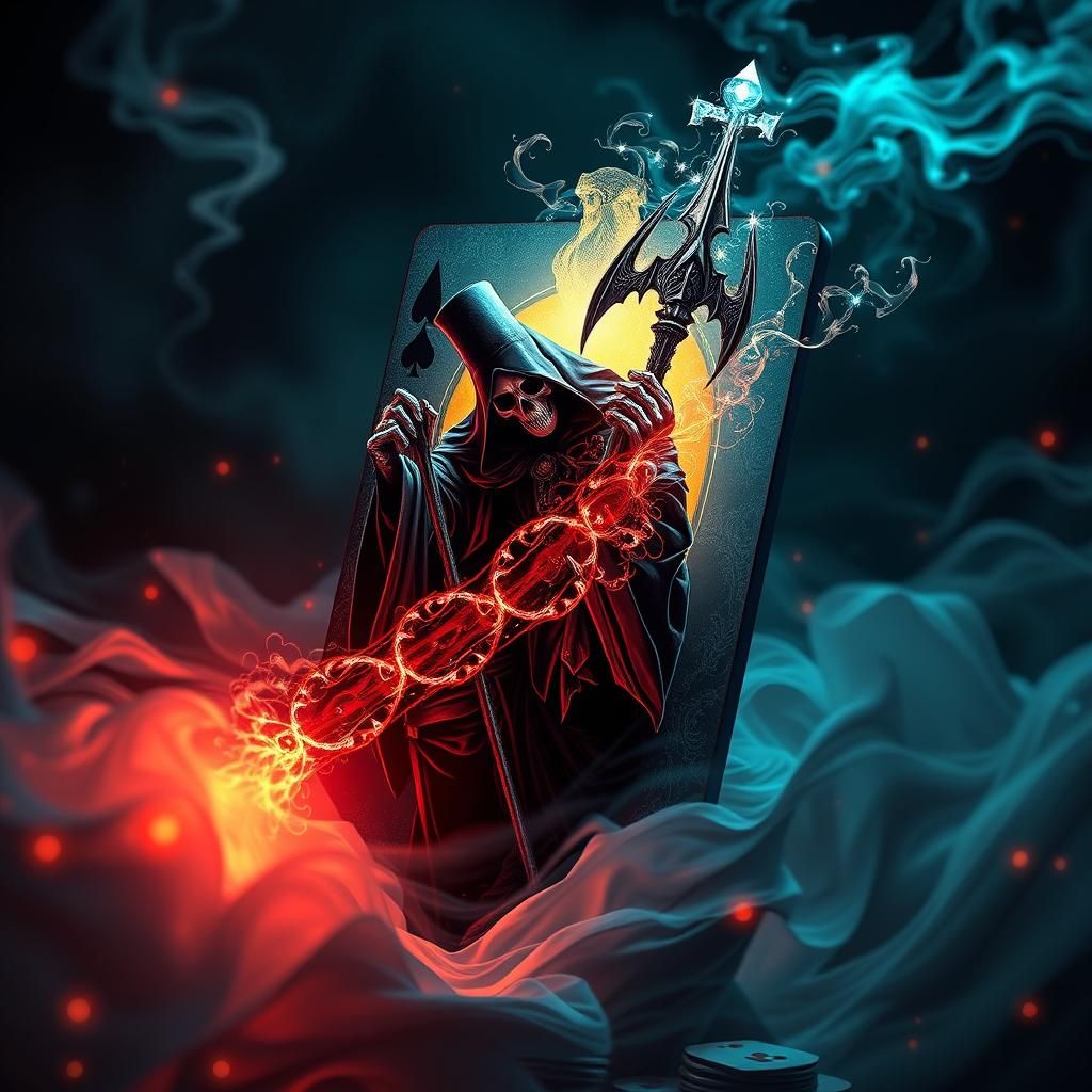 Grim Reaper in Ace of Spades Attire