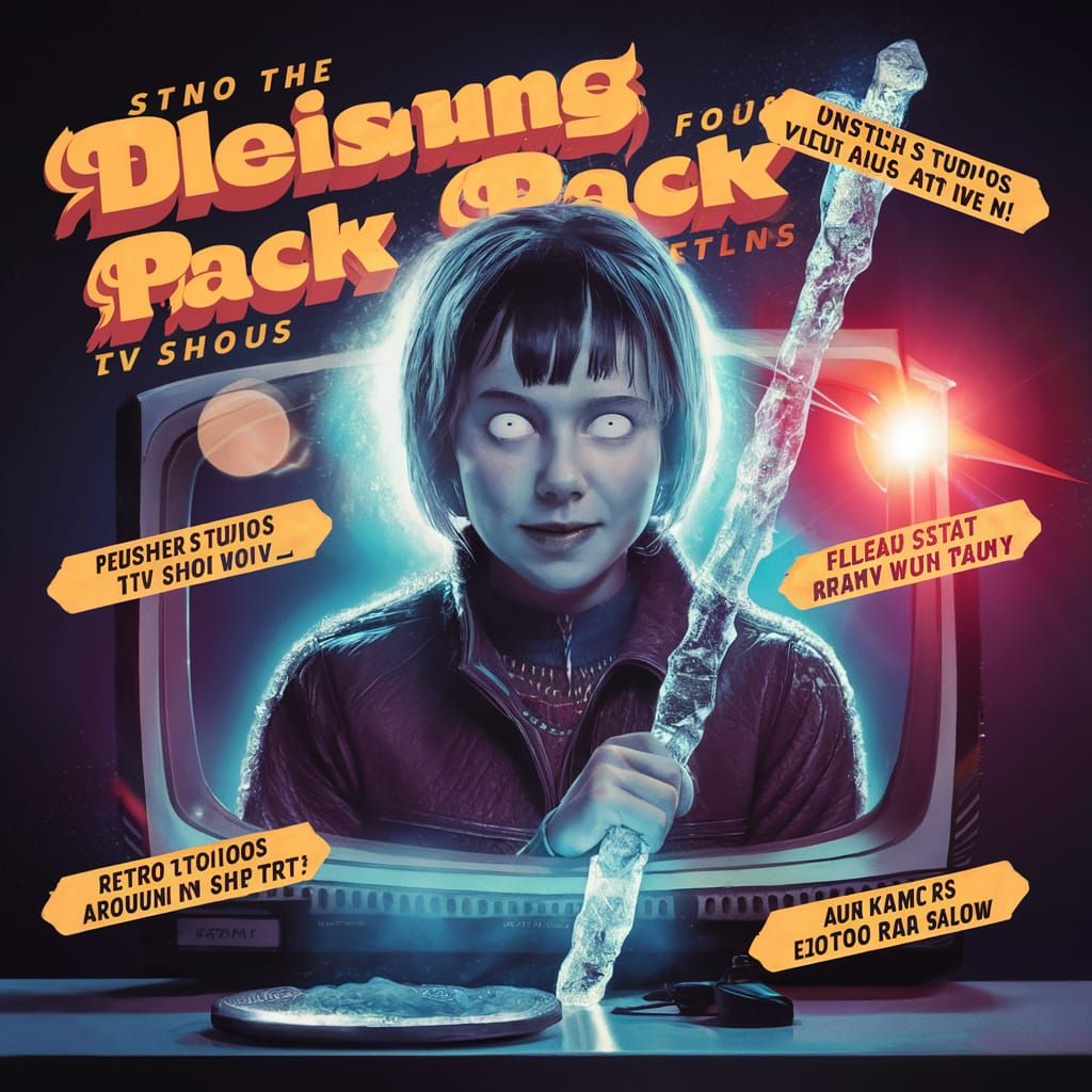 80s Portrait of Demimoore with Icy Staff