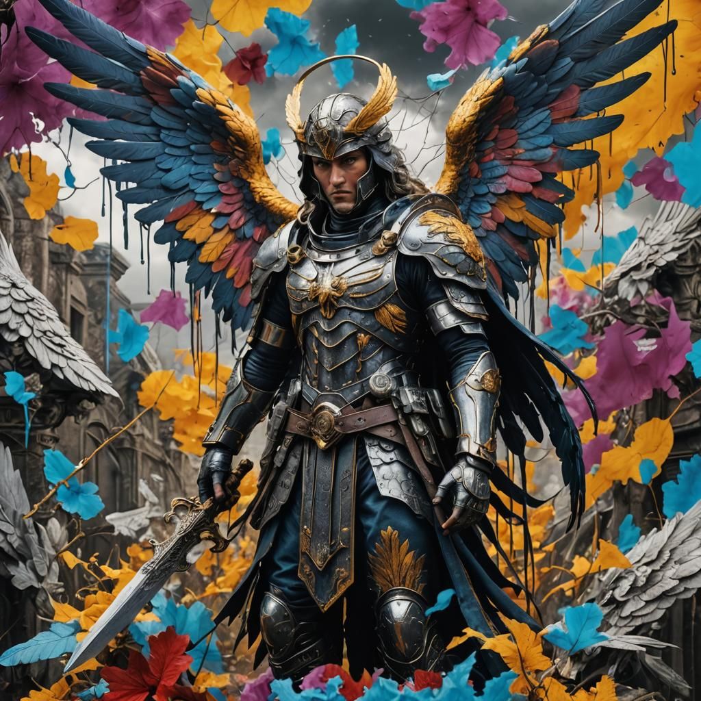 Archangel Zaphkiel: Hyperrealistic Exploration of Limitation...