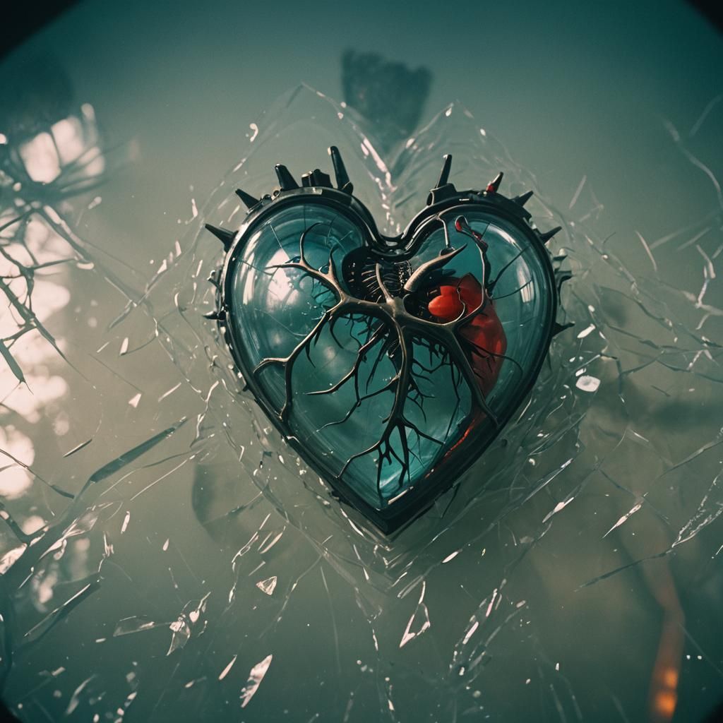 Cinematic Film Still of Heart Breaking Drama