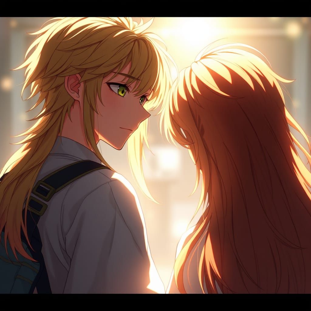 Fantasy Boys with Golden and Auburn Hair