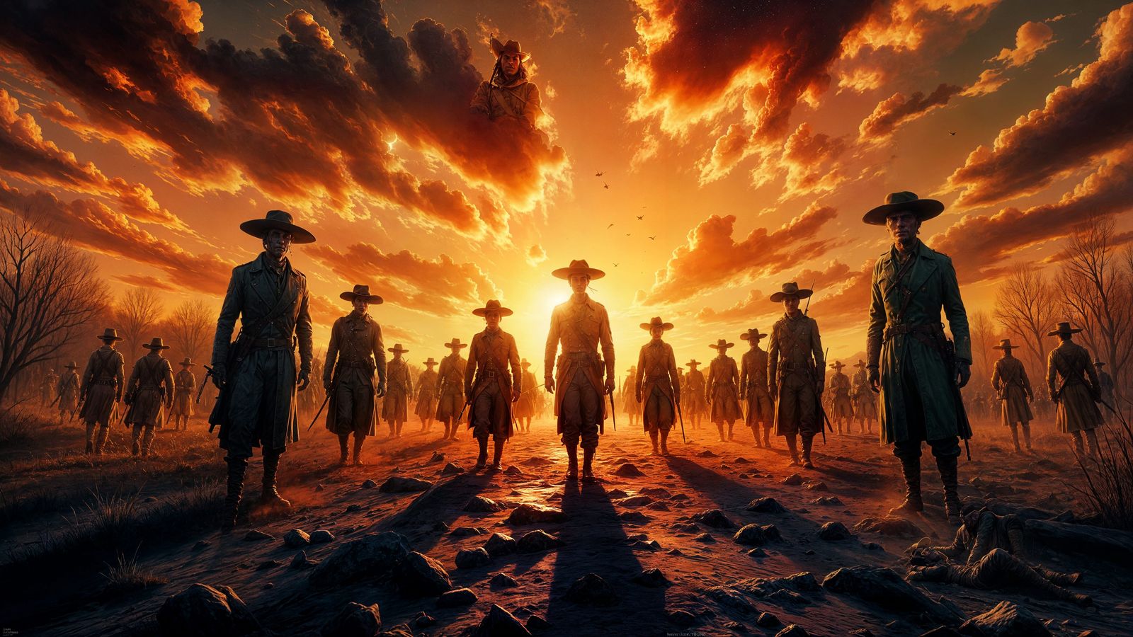 Mine eyes have seen the glory of the comin’ zombie army.  Th...