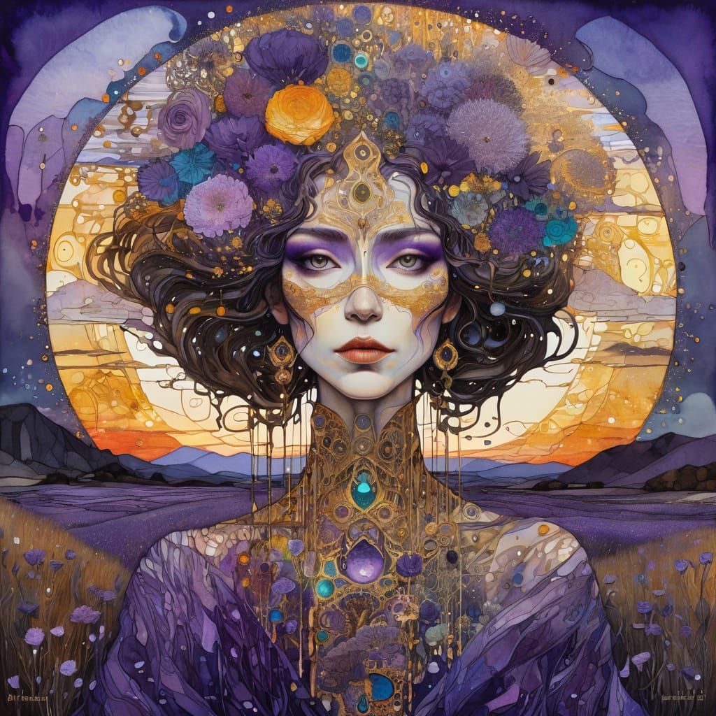 Lavender Scottish Spring in Cinematic Hyperdetail