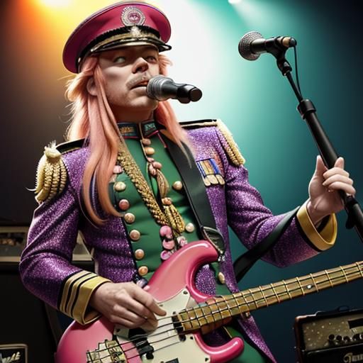 Sgt. Floyd Pepper Plays Bass