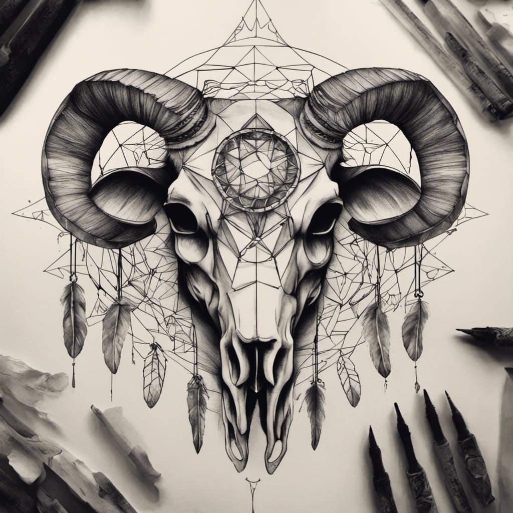 /Aries, Dreamcatcher Tattoo