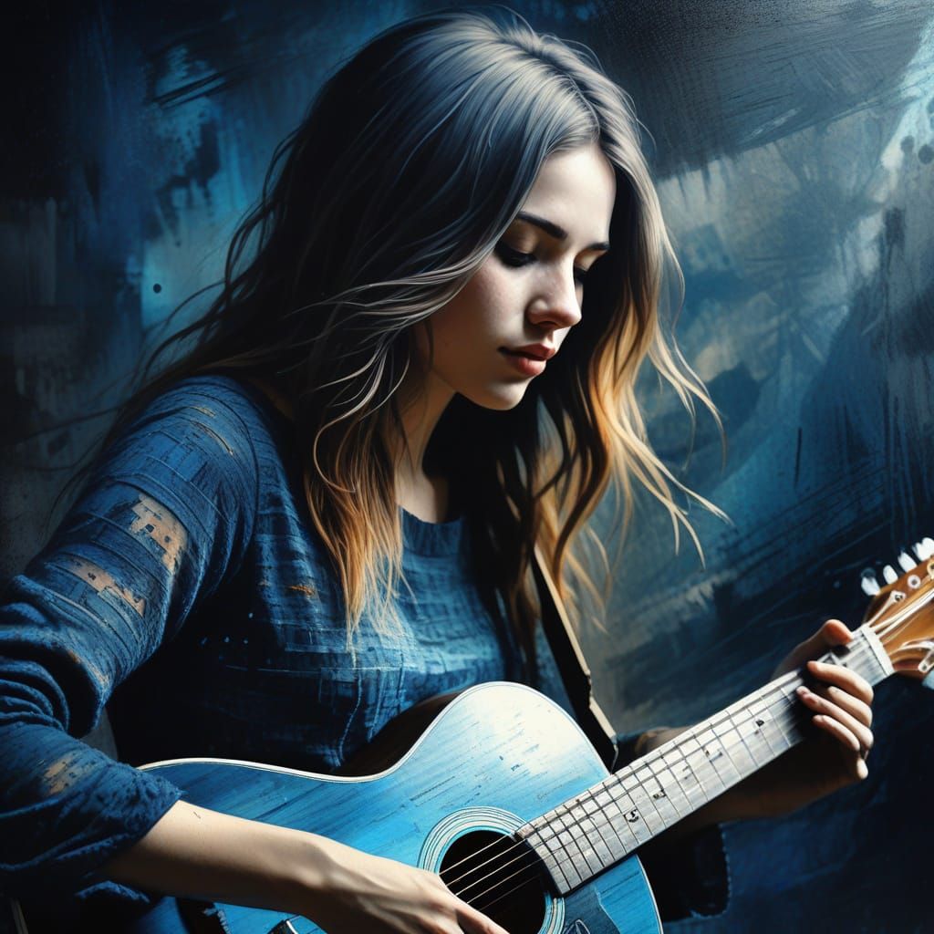 "Blue is the color of the soul"