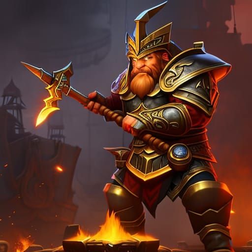 Dwarf blacksmith