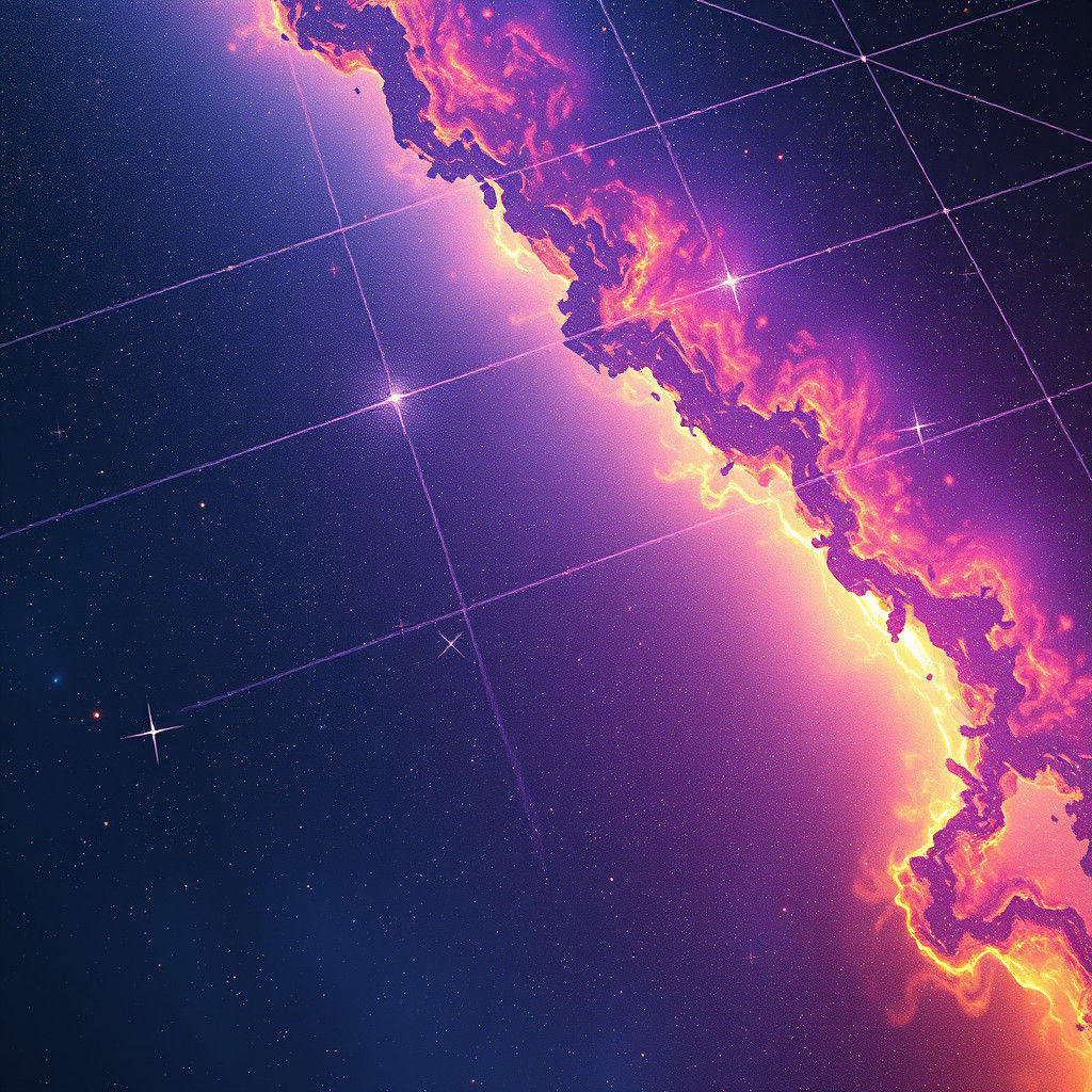 Cosmic Sparks: Dark Fantasy Concept Art in 8K