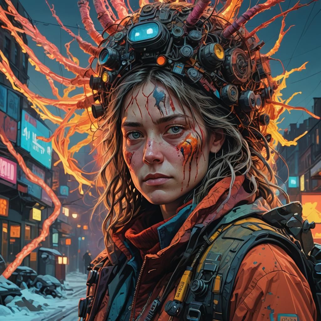 Detailed Costume Portrait with Dramatic Lighting