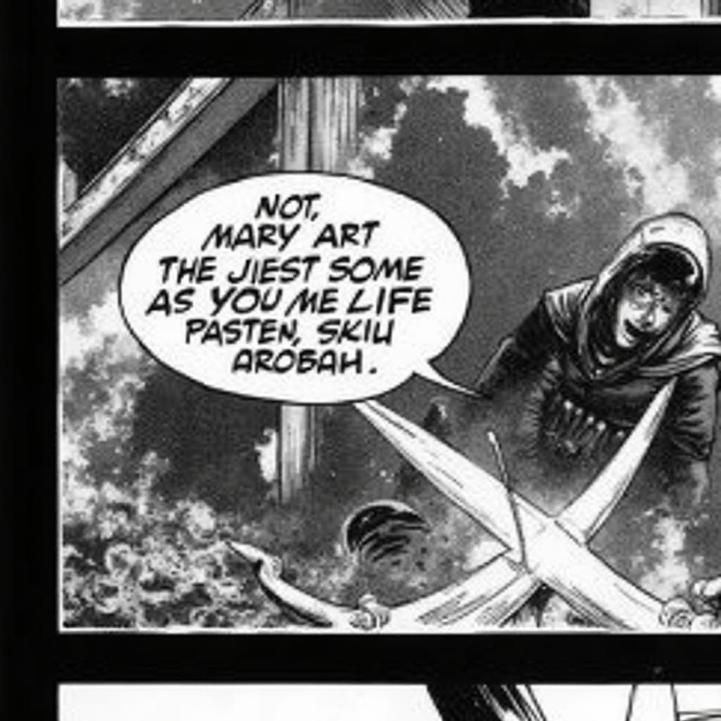 Epic Manga Art in Classic Neal Adams Style with Japanese Fla...