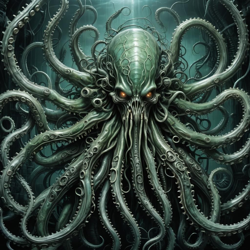 Biomechanical Horror Emerges from the Deep