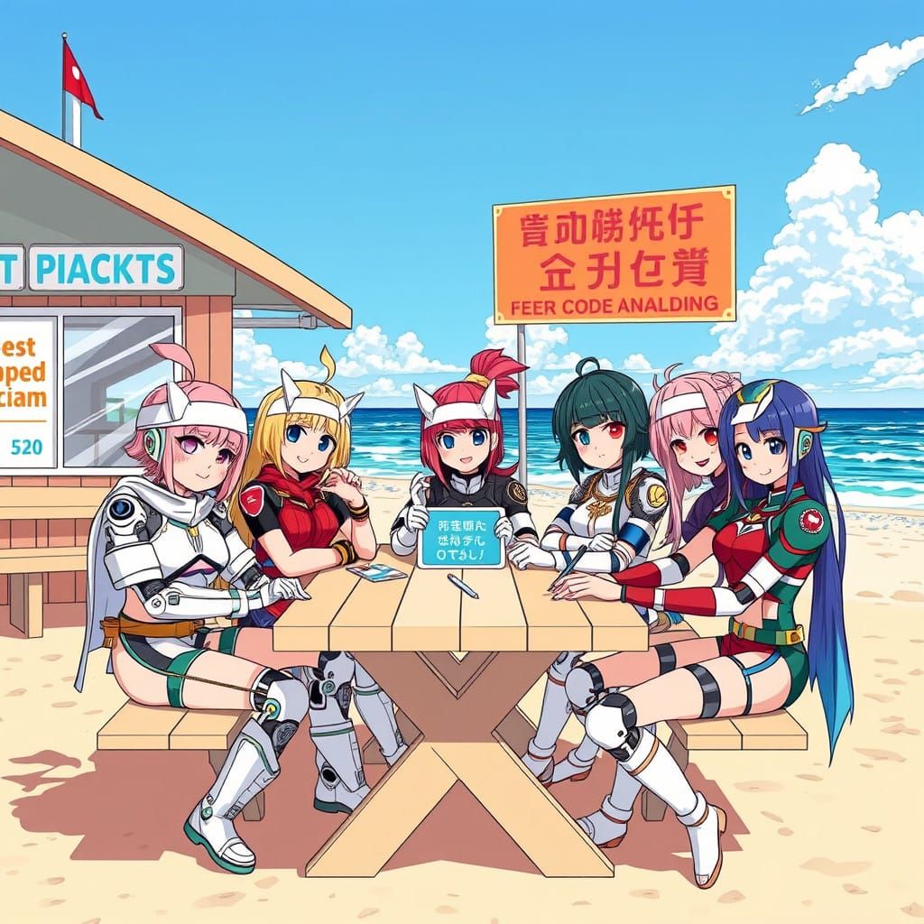 Cyborgs on Vacation, Manga Action, and Sweet Squad Heroes