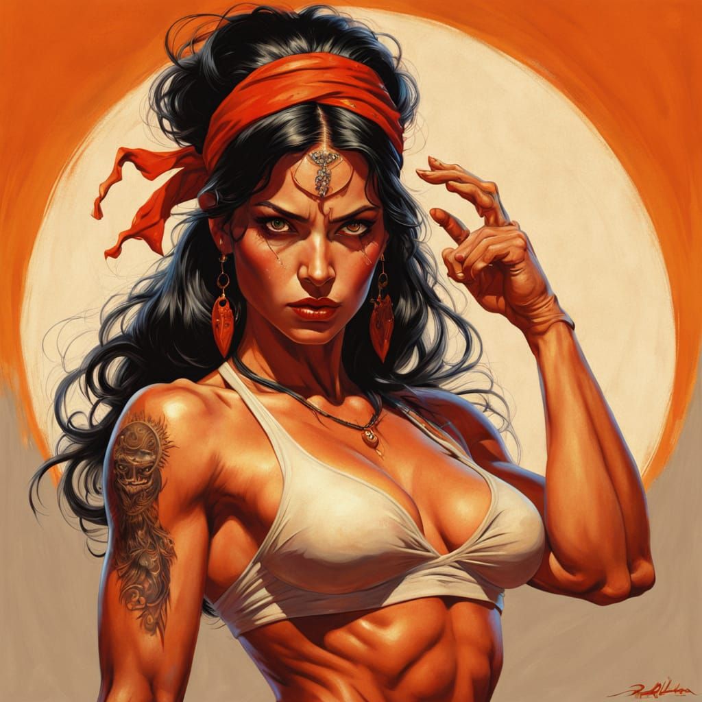 Rosalita in Vibrant Fantasy Illustration